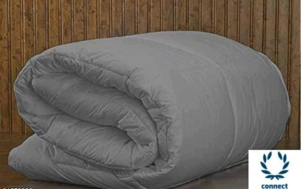 EAlma200 GSM Microfibre Comforter Double Bed for Winter | Luxurious Quilt Blanket Double Bed | Soft Microfiber Qulits AC Comforters | Size 100X90 Inch Grey - Free Size, Grey, Cotton, Pack of1